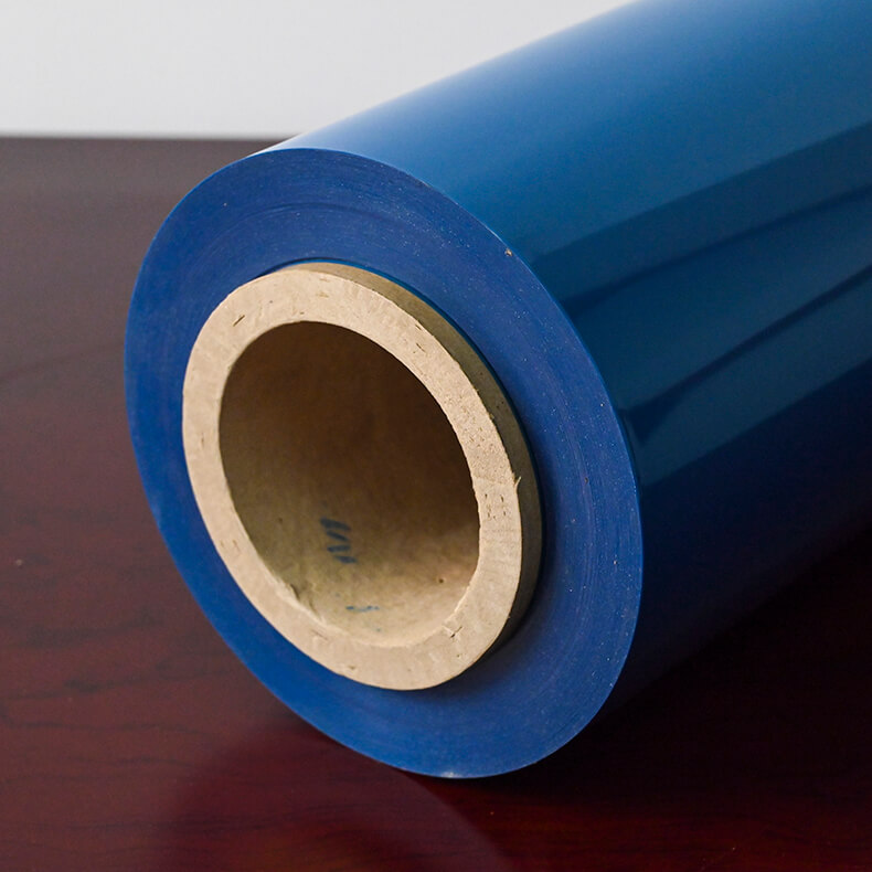 15/23/25 micron blue colored coated aluminum metallized polyester film