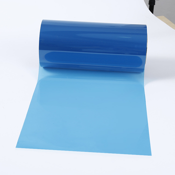 blue color BOPET film film blue BOPET 0.012mm PET film matt BOPET