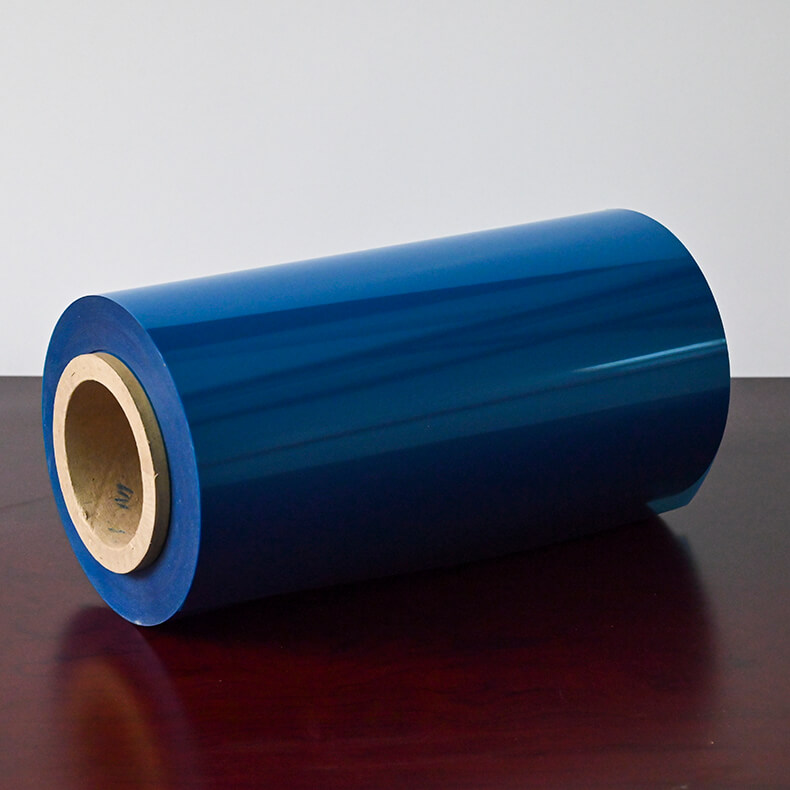 Blue color PET mylar Polyester film 100mic Polyester film Polyester cover film